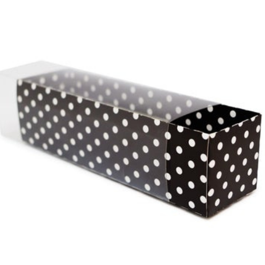 Pull Out Boxes- Made with Recyclable Material- Black Color or Polkadot